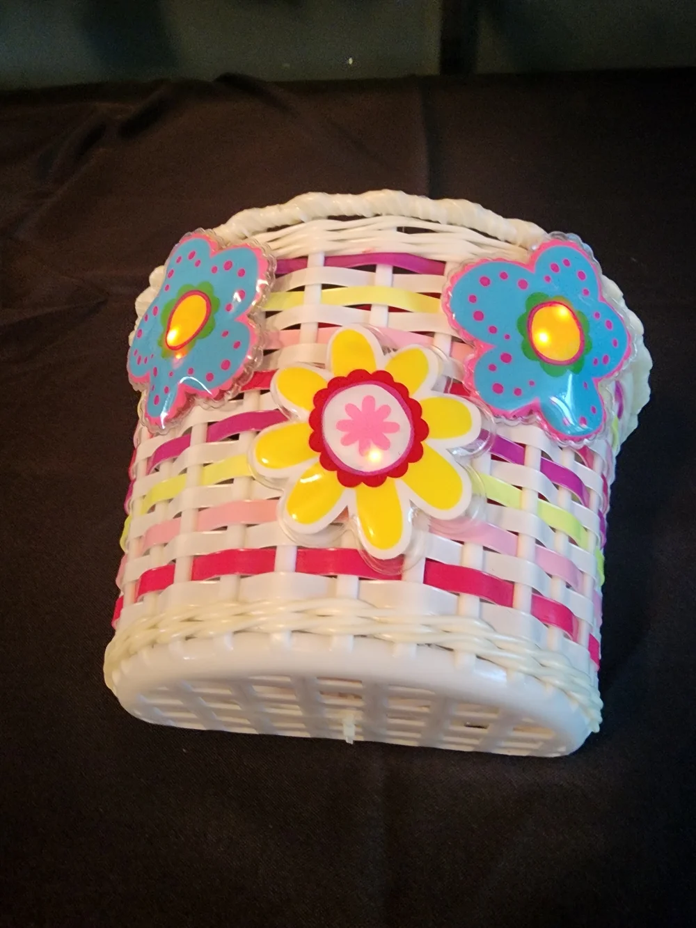 Vintage 2004 Bell Kidz Glitter Grill Girls Bike Basket
